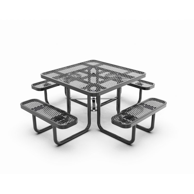 Arlmont & Co. LifeYard Quantavia 46" expanded square picnic table Wayfair